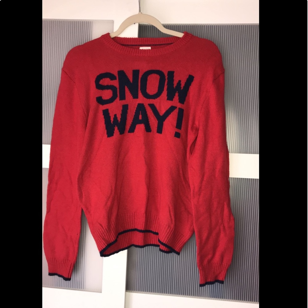 Snow way gap sweater